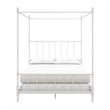 DHP Emerson Metal Canopy Bed in Queen Size Frame in White