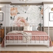 DHP Emerson Metal Canopy Bed in King Size Frame in White