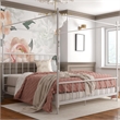 DHP Emerson Metal Canopy Bed in King Size Frame in White
