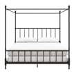 DHP Emerson Metal Canopy Bed in King Size Frame in Black