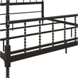 DHP Emerson Metal Canopy Bed in King Size Frame in Black
