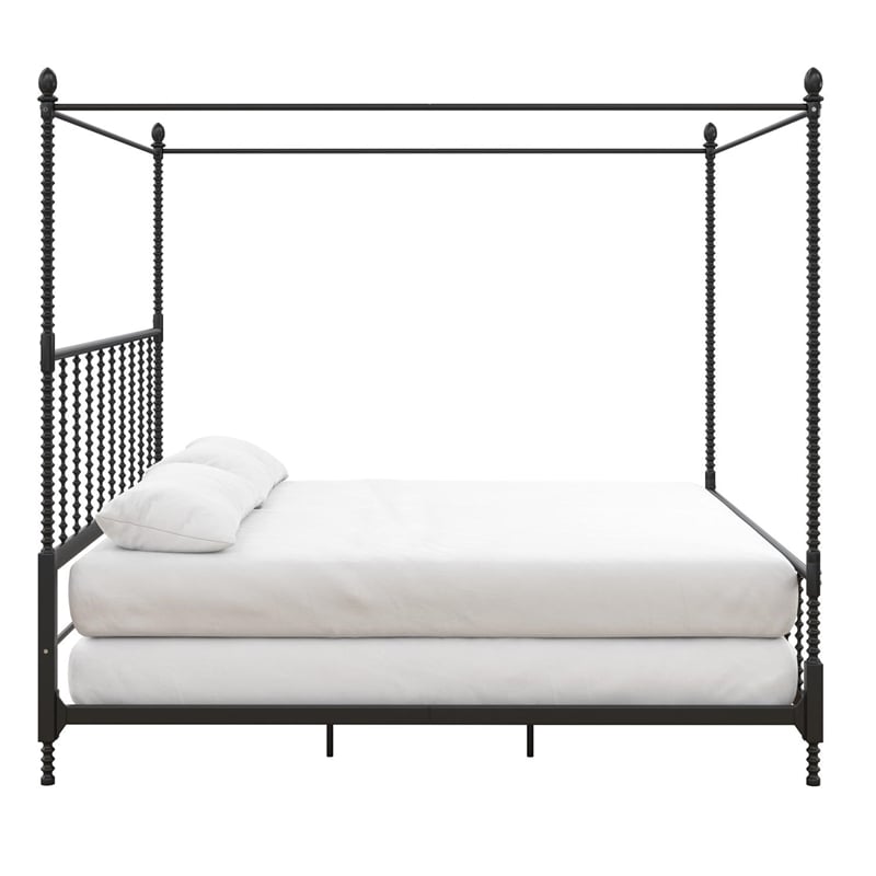 DHP Emerson Metal Canopy Bed in King Size Frame in Black ...