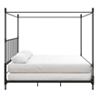 DHP Emerson Metal Canopy Bed in King Size Frame in Black