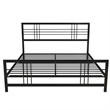 DHP Bianca Metal Bed in Black in King