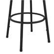 DHP Alfie Upholstered Seat Swivel Barstools (Set of 3) Tan Microfiber
