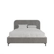 DHP Camilla Upholstered Queen Bed in Gray Velvet