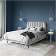 DHP Camilla Upholstered Queen Bed in Gray Velvet