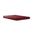 DHP Value 6 Inch Full Size Polyester Futon Mattress in Red