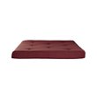 DHP Value 6 Inch Full Size Polyester Futon Mattress in Red