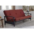 DHP Value 6 Inch Full Size Polyester Futon Mattress in Red