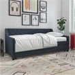 Novogratz Her Majesty Daybed and Trundle in Blue Linen