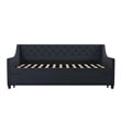 Novogratz Her Majesty Daybed and Trundle in Blue Linen