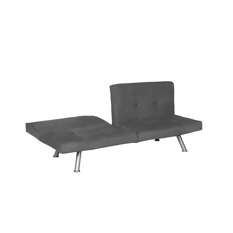 DHP Contempo Futon in Gray Charcoal