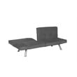DHP Contempo Futon in Gray Charcoal