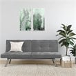 DHP Contempo Futon in Gray Charcoal