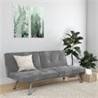 DHP Contempo Futon in Gray Charcoal