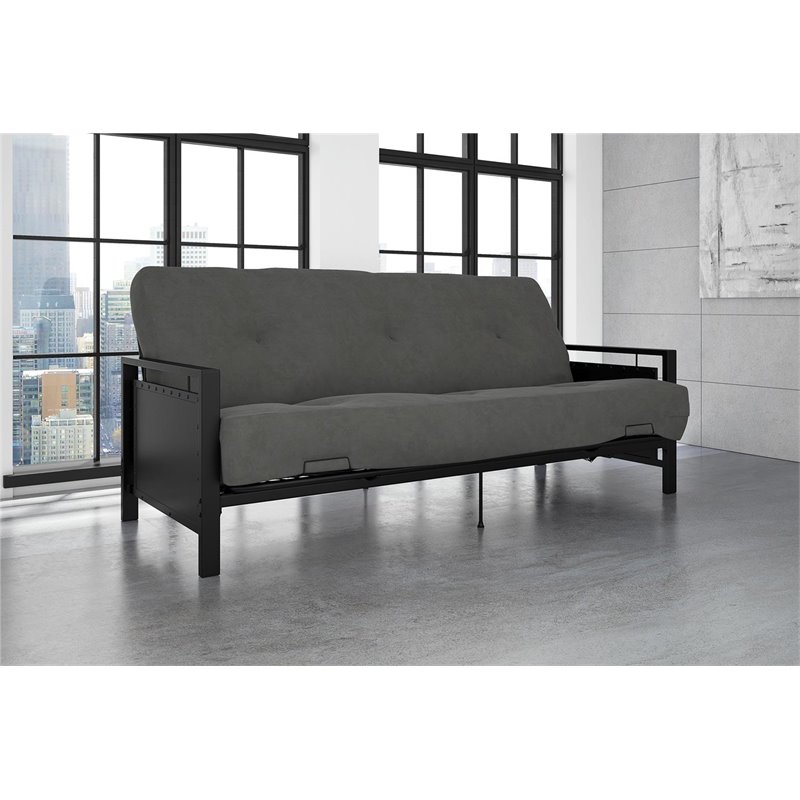 henley metal arm futon frame