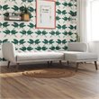 Novogratz Brittany Sectional Futon Sofa in Light Gray