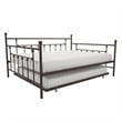 DHP Manila Metal Daybed and Trundle in Queen/Full Size Bronze