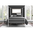 DHP Kora Queen Metal Canopy Bed in White