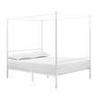 DHP Kora Queen Metal Canopy Bed in White