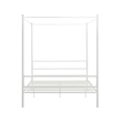 DHP Kora Metal Canopy Bed in Full White