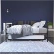 DHP Lavinia Metal Full Daybed and Twin Trundle in Black