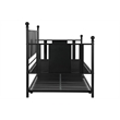 DHP Lavinia Metal Full Daybed and Twin Trundle in Black