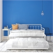 DHP Winston Metal Daybed/Trundle in Twin White