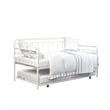 DHP Winston Metal Daybed/Trundle in Twin White