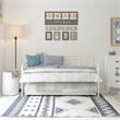 DHP Winston Metal Daybed/Trundle in Twin White