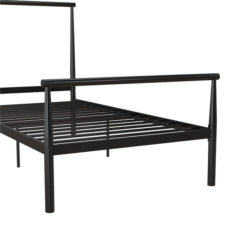 DHP Calixa Twin Modern Industrial Metal Platform Bed Frame In Black ...