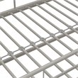 DHP Junior Metal Loft Bed with Storage Steps in Twin Size in Silver/Gray