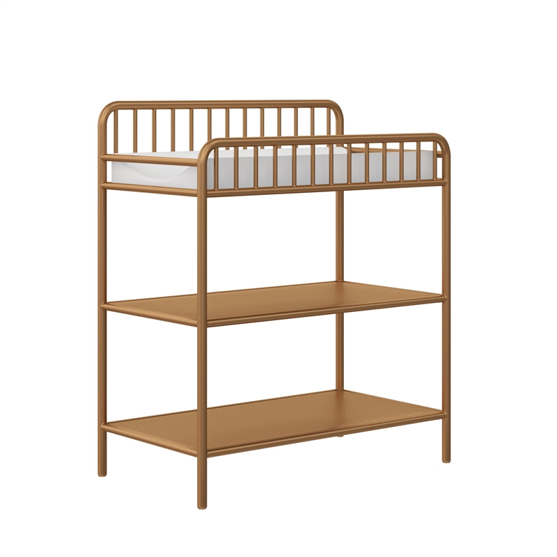 gold changing table