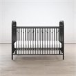 Little Seeds Contemporary Monarch Hill Ivy Black Metal Baby Crib
