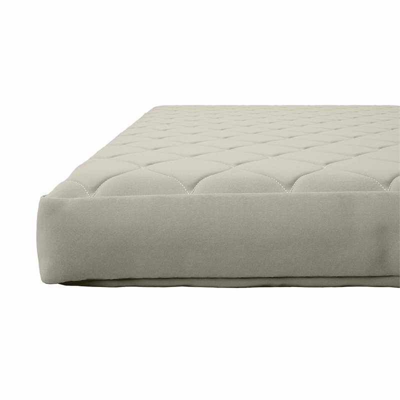 DHP Dana 6 Inch Quilted Twin Mattress with Removable Cover in Gray