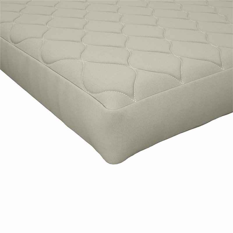 DHP Dana 6 Inch Quilted Twin Mattress with Removable Cover in Gray