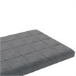 DHP Elowen 6 Inch Square Quilted Microfiber Futon Mattress Full Size in Gray