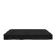 DHP Carson 8 Inch  High Density Polyester Fill Futon Mattress Full Size in Black
