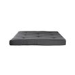 DHP Carson 6 Inch  High Density Polyester Fill Futon Mattress Full Size in Gray