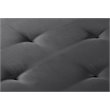 DHP Carson 6 Inch  High Density Polyester Fill Futon Mattress Full Size in Gray
