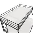 DHP Junior Small Space Twin-Full Bunk Bed in Black