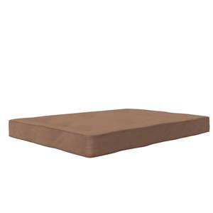 dhp carson 8 inch thermobonded high density futon mattress full size in tan