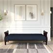 DHP Lexi 6 Inch Quilted Thermobonded High Density Futon Mattress Full Size Blue