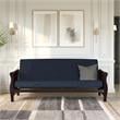 DHP Lexi 6 Inch Quilted Thermobonded High Density Futon Mattress Full Size Blue