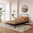 DHP Dana 6 Inch Quilted Twin Mattress with Removable Cover in Tan