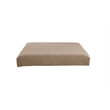 DHP Dana 6 Inch Quilted Twin Mattress with Removable Cover in Tan