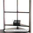 DHP Alana Twin Metal Loft Bed with Desk in Silver