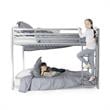 DHP Mabel Metal Full/Full Bunk Bed in White