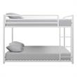 DHP Mabel Metal Full/Full Bunk Bed in White